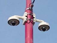 AXSI製のドーム型カメラ